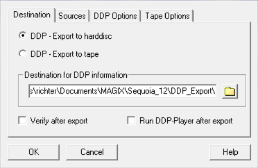 Ddp File DDP Export
